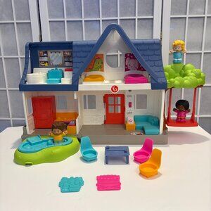 The Fisher-Price Little People Friends Together Play House is a fun and interact